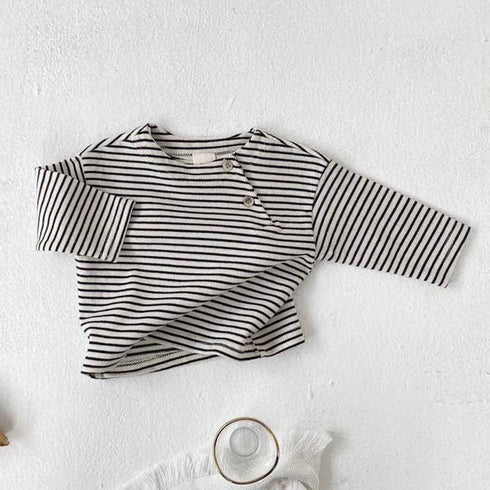 Baby Stripe T-shirt Rompers