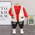 Boys spring and autumn suit set of three