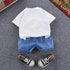 Boys suit summer short sleeve two-piece set