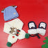 Children's Set of Christmas Scarf, Gloves and Beanie