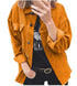 Corduroy Button Loose Shirt