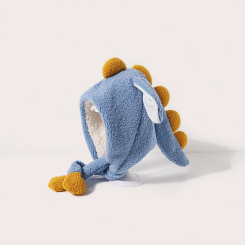Children's Hat Autumn And Winter Cute Dinosaur Hat Plus Velvet Warm Circumference 19.7-21.3 inch
