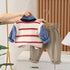 Spring and Autumn Boys Casual Sweater Vest Three-Piece Set