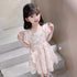 Girls' Summer Dress 2022 New Sweet Short Sleeve Princess Dress