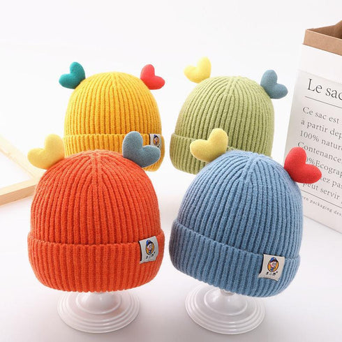 Autumn and Winter Baby Warm Knitted Hat 18.1-18.8 inches