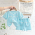 Little Girl Summer Dress Solid Color Small Fragrance Short Sleeved Suit