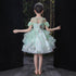 Girl's Princess Dress Green Pengpeng Fairy Dress Catwalk Dress Flower Girl Dress