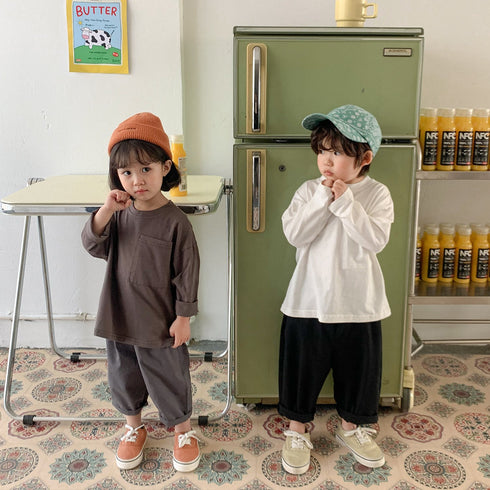 Simple soft loose bottoming art T-shirt