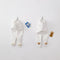 Baby white socks leggings baby simple cartoon bear head elastic pants