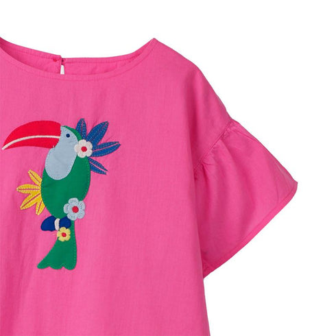 Summer girls cartoon bird dress