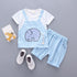 Boys summer suit two-piece set