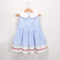 Summer Children's Clothing Girls' Doll Collar Striped Dress Sleeveless Vest Skirt