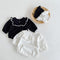 Lotus collar lace long sleeve ha triangle climbing clothes hat