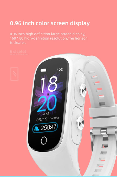 Smart bracelet Bluetooth headset 2 in 1
