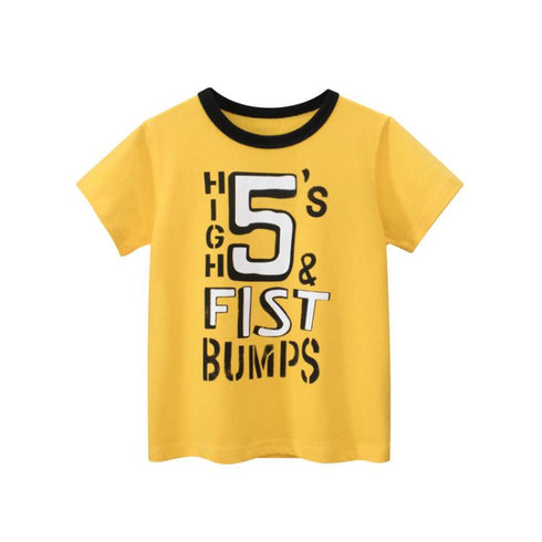 Children's Alphanumeric Short Sleeve T-shirt