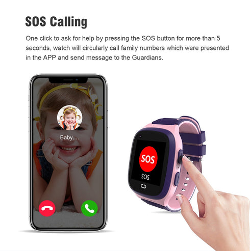 4G Smart Phone Watch for Children