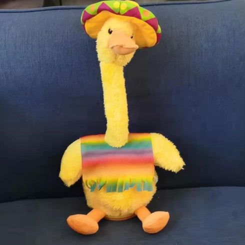 The tongue duck who can shine and sing is lovely to repeat the duck