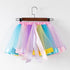 Summer New New Upgrade Plus Lined Mesh Rainbow Skirt Girl Skirt