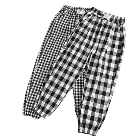 Girl's Plaid Casual Pants