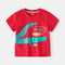Summer Boys Crocodile Print Short Sleeve