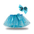 European And American New Style Girls' Skirt With Inner Lining, Bowknot, Hairpin, Mesh And Fluffy Skirt