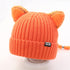 Autumn and winter children's hat wool ear protection hat scarf 18.5-21.2 inches