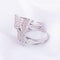 Butterfly women's ring full of zircon hip hop ring