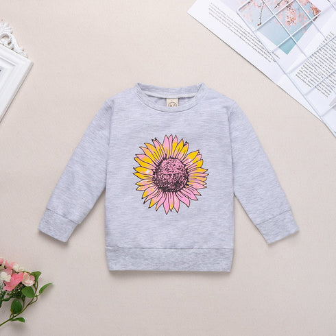 Girl's Printed Sweatshirt