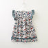 Summer New Girl Floral Fly Sleeve Dress Girl Comfortable Cotton Dress