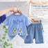 Children's Summer Suit Short Sleeve Denim Shorts