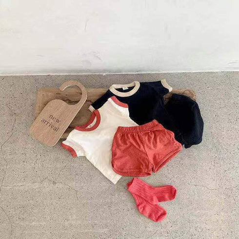 Cute Comfortable Casual T-shirt + Shorts Set