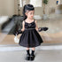Summer Girls Suspender Dress Foreign Style Princess Unkempt Dress Girl Black Dress Dress