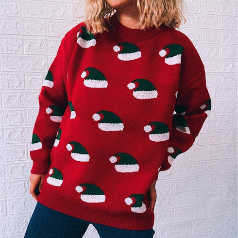 Autumn and Winter Christmas Sweater New Year Knitted Sweater