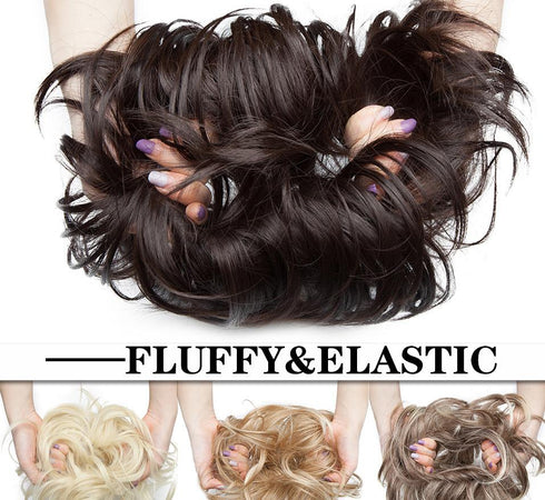 Female chemical fiber messy fluffy curly wig