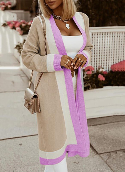 Sweater Open Fall/Winter Knitted Jacket