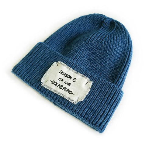 Cloth Logo Knitted Dome Cap