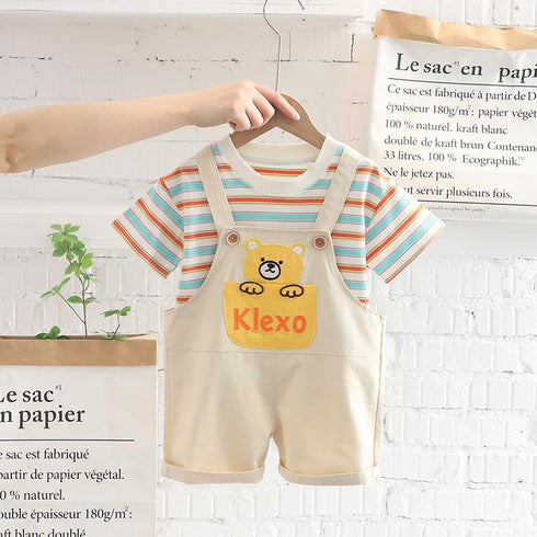 Summer Children's Short Sleeve Strap Set