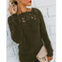 Mosaic Lace Long Sleeve Sweater