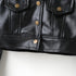 Spring and Autumn Girls Short Fashion Leather Jacket