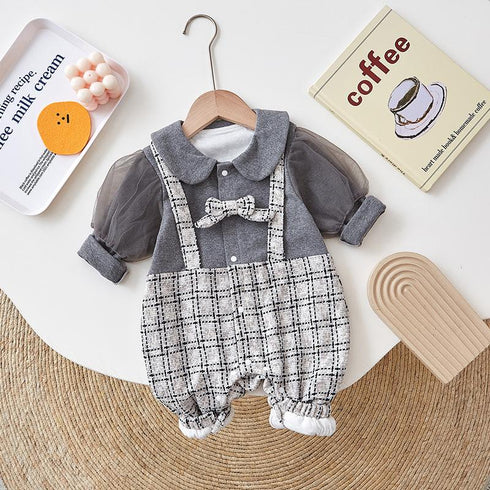Baby's Autumn Jumpsuit Baby Girl's Ha Jacket Gown