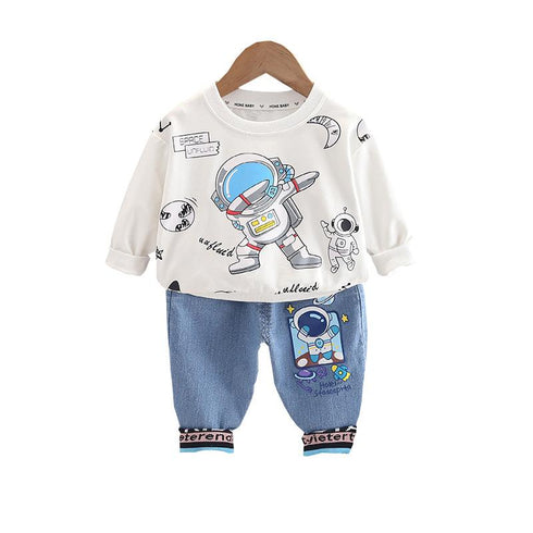 Boy's Long Sleeve Spring and Autumn Suit