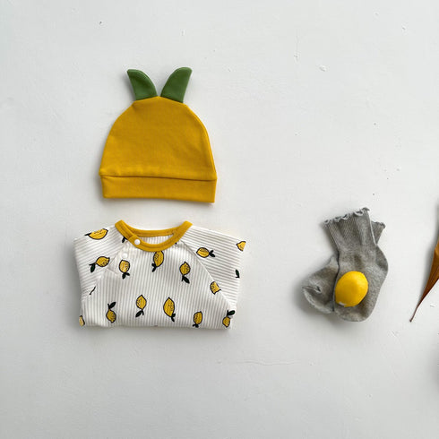 Cute pineapple one-piece ha clothes go out climbing clothes