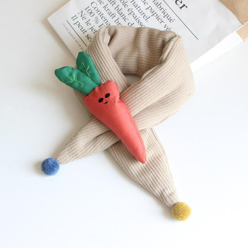 Children's Scarf With Plush Character