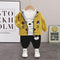 Spring and Autumn Boys Hooded Long Sleeve Zipper Shirt Set of Three