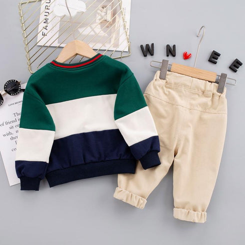 Spring and Autumn Children's Wear Pants Set