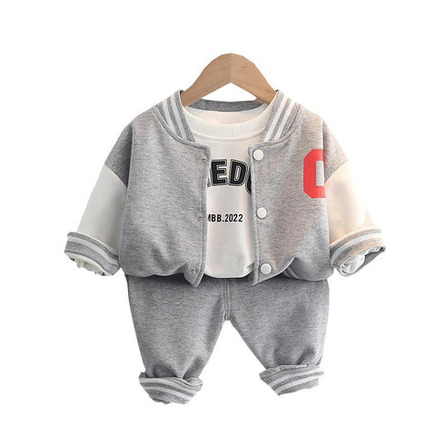 Boys spring suit three-piece set