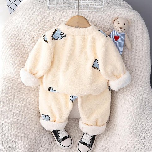 Autumn and winter children's pajamas set home wear