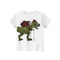 Summer cartoon dinosaur short sleeve