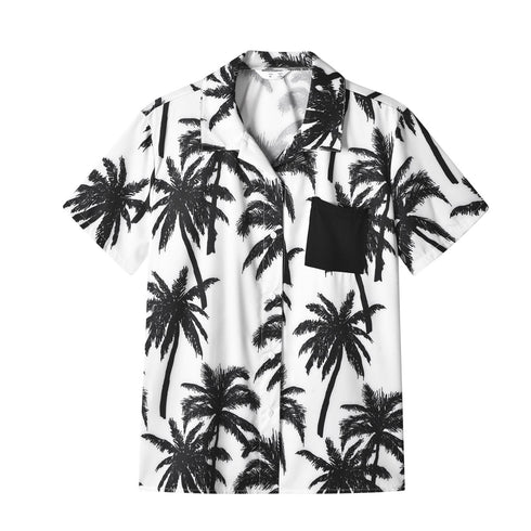 Family Suit Stitched Printed Short Sleeved Shirt Letter Dress Jumpsuit Parent-child Suit