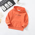 Spring and autumn children's long sleeve vests letter solid color pullover top